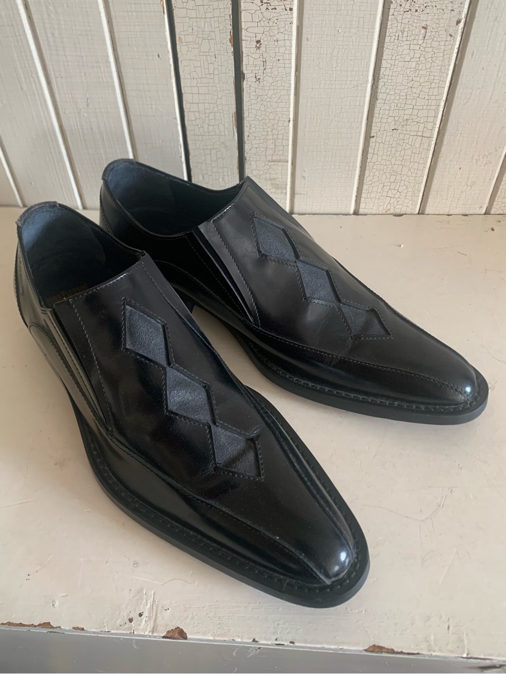 Vintage 1990’s John Fluevog Ronnie Sigurd Slip-on Dress Shoes Men’s 7-1/2